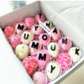 20pcs BARBIE PINK Chocolate Strawberries Gift Box (Custom Wording)